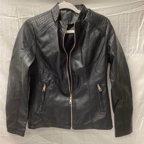 Giolshon Faux Leather Jacket - Picture 1 of 3